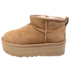 UGG (アグ) クラシック ウルトラミニ プラットフォーム ムートンブーツ ブラウン レディース US7/24cm 1135092のサムネイル