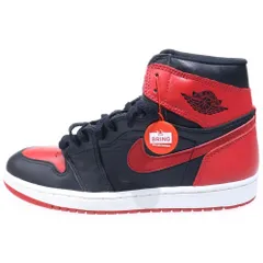 NIKE (ナイキ) 【観賞用 1994年製】 AIR JORDAN 1 HIGH BRED エアージョーダン ブレッド ハイカットスニーカー ブラック/レッド US9/27cm 130207-061