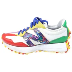 New Balance (ニューバランス) ×Frank Muller フランクミュラー レザー レースアップ ローカットスニーカー マルチカラー MS327FMB
