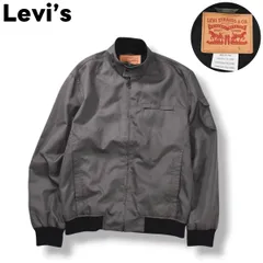 【定番】 リーバイス Levi's スタンドカラー スウィングトップ デザイン ジャケット ジップアップ ブルゾン ジャンパー L グレー アメリカン カジュアル ウェア タウンユース メンズ