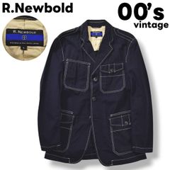 美品☆R.NEWBOLD☆ダークブラウン シングルライダースジャケット 