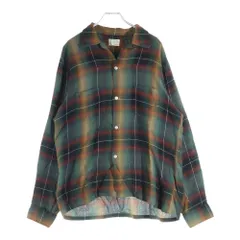 PENNEYS TOWNCRAFT (ぺニーズタウンクラフト) 60S PLUS RAYON OMBRE CHECK L/S SHIRT オンブレ チェック 長袖 レーヨン シャツ オレンジ/ブラック/グリーン