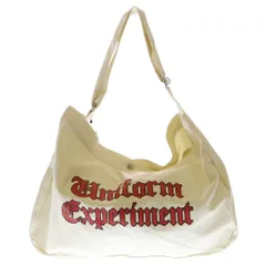 UNIFORM EXPERIMENT (ユニフォームエクスペリメント) GOTHIC LOGO P.B. BAG UE-232036 ゴシックロゴ キャンバスショルダーバッグ ホワイトのサムネイル
