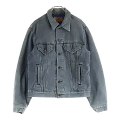 Levi's (リーバイス) 80s 70411 ボタン裏刻印527 ライナー ネルチェック デニム ジャケット グレー