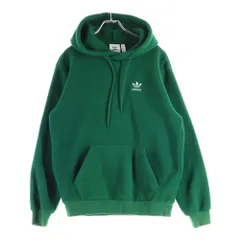 adidas (アディダス) Polar Fleece Pullover Hoodie Originals ポーラーフリース プルオーバーフーディー パーカー グリーン GE5213