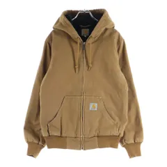 Carhartt WIP (カーハート ダブリューアイピー) ACTIVE JACKET アクティブ ダックキャンバス フーデッドジャケット ブラウン