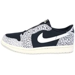 NIKE (ナイキ) AIR JORDAN 1 RETRO LOW OG BLACK CEMENT エアジョーダン レトロ ブラックセメント ローカットスニーカー グレー/ブラック US8.5/26.5cm