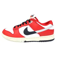 NIKE (ナイキ) DUNK LOW RETRO PRM CHICAGO SPLIT ダンク レトロ ローカットスニーカー US9.5/27.5cm レッド DZ2536-600