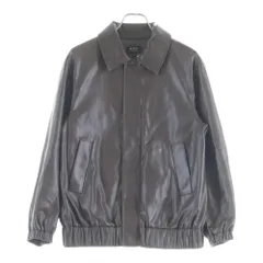 A.P.C (アーペーセー) SUZANNA BLOUSON スザンナ フェイクレザー ジップアップジャケット ブラウン 23256-1-36071のサムネイル