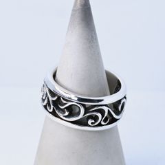 研磨済】90's オールドグッチ GUCCI オクタゴン ナット リング 指輪 13