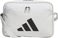 アディダス adidas エナメルバッグ メンズ レディース 男性 女性 かばん ショルダーバッグ 収納力 丈夫 荷物入れ 部活 通学 学校 肩掛けバッグ 長さ調節可能 クラブ活動  BUZ85 IB0298 ホワイト