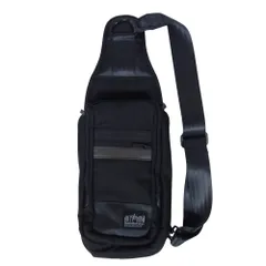 Manhattan Portage マンハッタンポーテージ BLACK LABEL ブラック レーベル ワンショルダー ボディ バッグ ブラック系【美品】【中古】