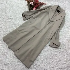 【極美品】アンタイトル カシミヤ混 ロングコート グレージュ【M相当】日本製 2