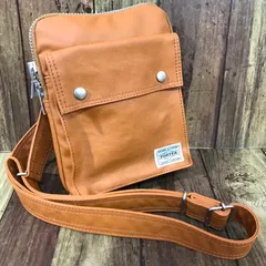 PORTER FREESTYLE ポーター Sサイズ  縦形ショルダーバッグ キャメル 707-07146【F1009-004】