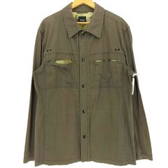 ヒューゴボス HUGO BOSS 裏地総柄 4ポケ ミリタリーシャツジャケット メンズ 表記無 