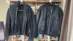 ジュン자 ジャケット 2点 (MA-1 ブラックデニム) まとめ出品 (46)