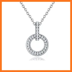 【新品】 [alisashelly] ネックレス レディース サージカルステンレス ジルコニア 金属アレルギー対応 ペンダント 18金メッキ アジャスター シンプル 20代 人気 シルバー ゴールド ローズゴールド3色 記念日 可愛い 彼女 妻 プレゼント 0