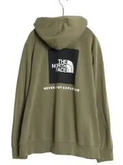 【お得なクーポン配布中!】 US企画 ノースフェイス 両面 プリント スウェット フード パーカー メンズ XL / プルオーバー トレーナー アウトドア 裏起毛 大きいサイズ