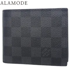 LOUIS VUITTON(ルイ・ヴィトン) ダミエ・グラフィット ポルトフォイユ・マルコ NM コンパクトウォレット 二つ折り財布 ダミエグラフィットキャンバス ブラック黒 グレー N63336 メンズ 40802175982【中古】【アラモード】