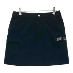 サイズ：1 NEW BALANCE GOLF ニューバランス  ロゴプリント ストレッチスカート  ブラック系 [240101635282] ゴルフウェア レディース ストスト