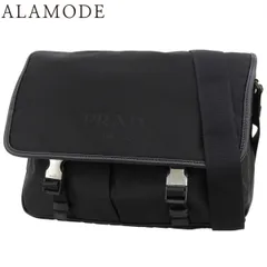 PRADA(プラダ) メッセンジャーバッグ ショルダーバッグ ナイロン ブラック黒 シルバー金具 2VD768 メンズ 40802176850【中古】【アラモード】