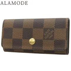 LOUIS VUITTON(ルイ・ヴィトン) ダミエ・エベヌ ミュルティクレ4 キーケース/キーリング 4連 四連 小物 ダミエキャンバス ブラウン茶 ゴールド金具 N62631 レディース 40802175970【中古】【アラモード】