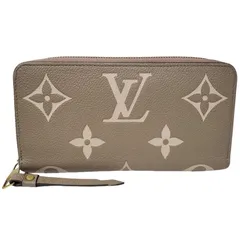 LOUIS VUITTON ルイ ヴィトン ジッピー ウォレット M69794 トゥルトレール クレーム モノグラム アンプラント レザー 長財布 レディース 【中古】 32601K365