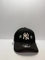 Newera ニューヨークヤンキース 9forty A-FRAME スナップバックキャップ ブラックカラー