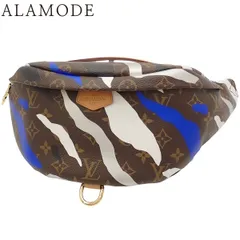 LOUIS VUITTON(ルイ・ヴィトン) モノグラム バムバッグ リーグオブレジェンド ウエストバッグ/ボディバッグ ウエストポーチ モノグラムキャンバス ヌメ革 ブラウン茶 ブルー青 ホワイト白 M45106 40802176821【アラモード】