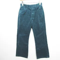 ローリーズファーム LOWRYS FARM コーデュロイ パンツ ワイド 綿 L グリーン kz11431