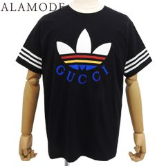 即完売☆入手困難☆美品】アディダス×グッチ リンガーTシャツ 半袖