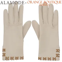HERMES(エルメス) グローブ ベージュ ブラウン茶 レザー 手袋 レディース 40802158422【アラモード】