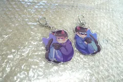 おそ松さん　一松　キーホルダー　2種　セット　管理g0301