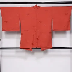 羽織 身丈80cm 裄丈67cm M 正絹 Sランク 袷 紐あり 亀甲 1217-11101