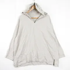 スタディオクリップ Studio Clip オーバーサイズ カットソー パーカー 長袖 綿 F ライトベージュ kz12194