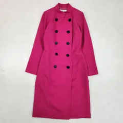Yves Saint Laurent　ロングコート　ダブルブレスト　スタンドカラー　ウール　38 M L相当のサムネイル