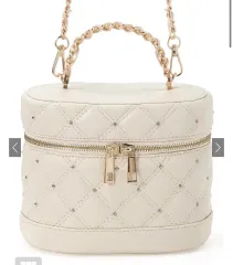 GRL グレイル キルティング チェーン バニティバッグ