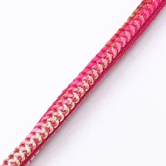 帯締め 平組紐 礼装用 正絹 ピンク系 Sランク 1236-000777