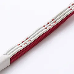 帯締め 平組紐 正絹 ピンク系 Bランク 1236-000518