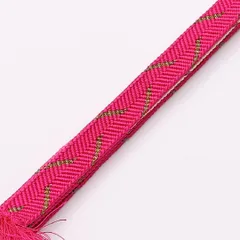 帯締め 平組紐 礼装用 正絹 ピンク系 Sランク 1236-000866