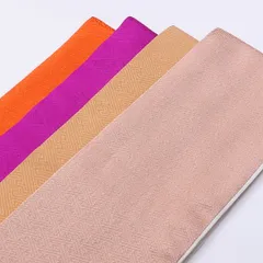 重ね衿 4点セット Aランク 朱系 紫系 ベージュ系 クリーム系 成人式,卒業式 1245-00192