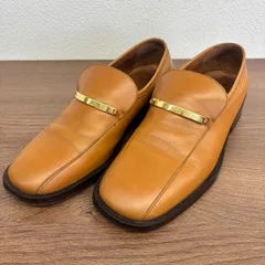 ◼︎ GUCCI グッチ 41 26㎝ 1399 ビットローファー 茶 メンズ
