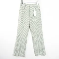 ローリーズファーム LOWRYS FARM ギンガムチェックフレアパンツ M