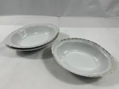 NICHIEI CHINA　カレー皿　3点セット　カレー　皿　食器　陶器　昭和レトロ　昭和　レトロ