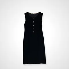 BURBERRY LONDON バーバリーロンドン / ノヴァチェック ボタンデザインワンピース 参考定価：38,000程度 SIZE：44