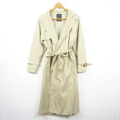 スタディオクリップ Studio Clip MY STANDARD ガウンコート トレンチコート ベルト付き ロング丈 綿 F ベージュ kz13993