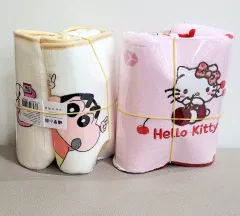 クレヨンしんちゃん ハローキティ キャラクター タオル 2 種 セット