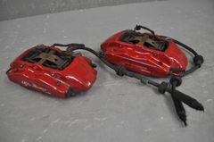 スバル　フロント 4POT ブレーキキャリパー　86・BRZの流用等に スバル 4pot赤キャリパー フロント用 GDA 86/BRZ流用など - メルカリ