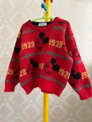 【Size 110】vintage ミッキー ニット
