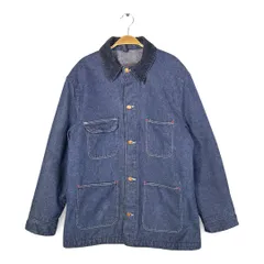 70s ブルーベル ヴィンテージ カバーオール ブランケット デニムジャケット BLUE BELL サイズL相当 古着 DA0086